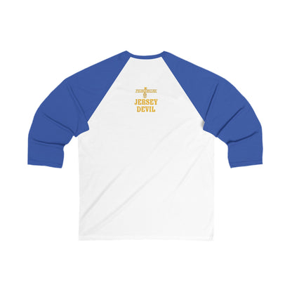 The Jersey Devil | Figura Obscura | 3\4 Sleeve Baseball T-Shirt