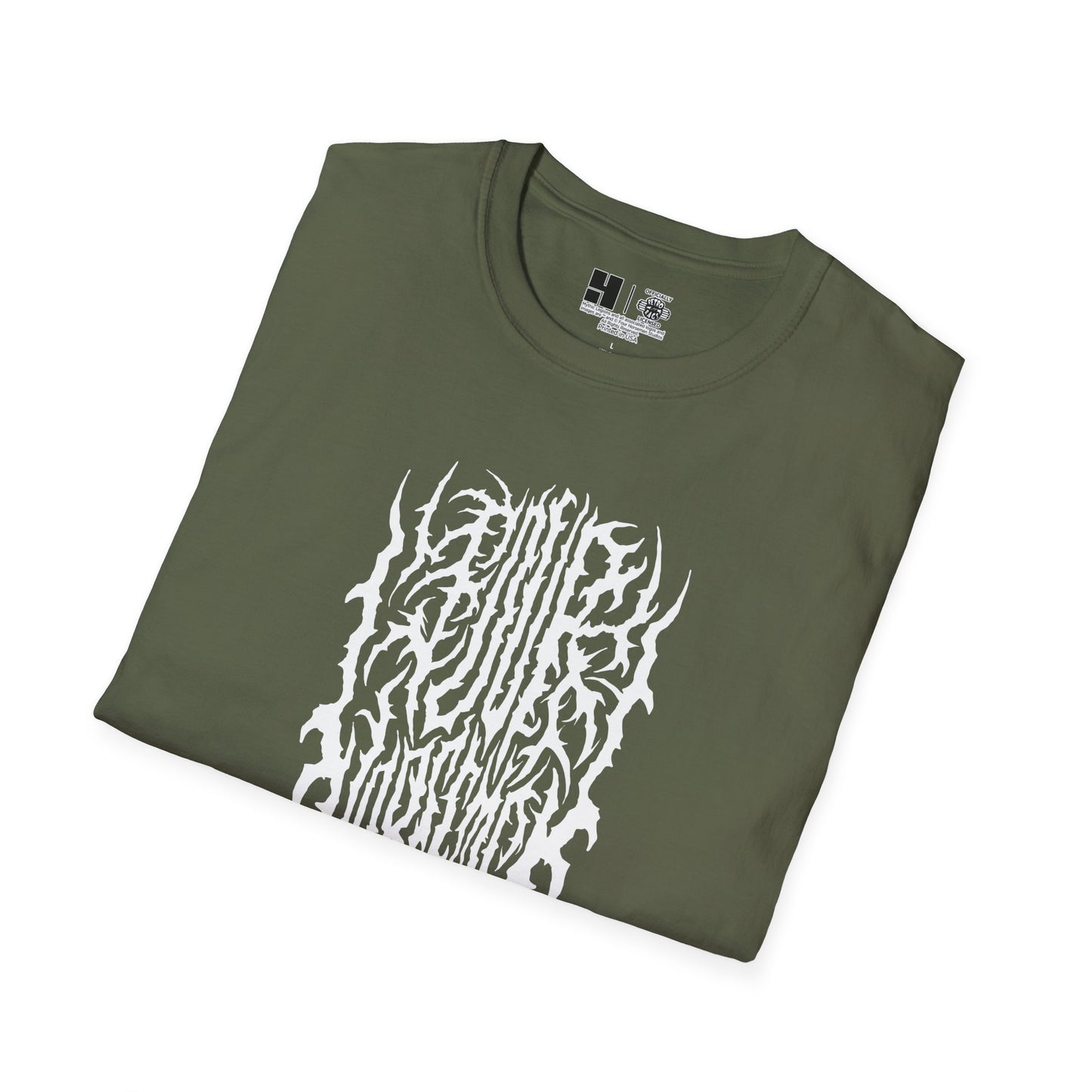 4H Metal Logo White | Mythic Legions | Soft T-Shirt