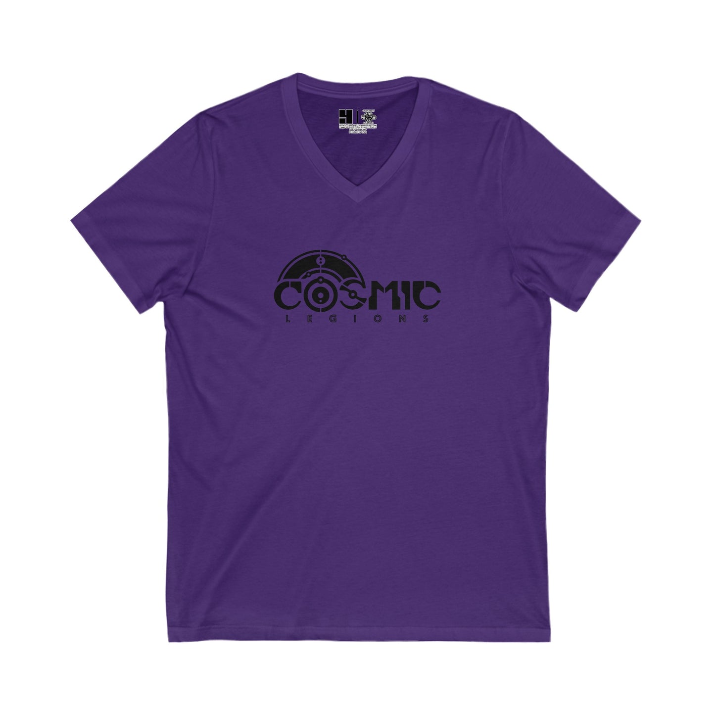 Cosmic Legions Logo | Black | V-Neck T-Shirt