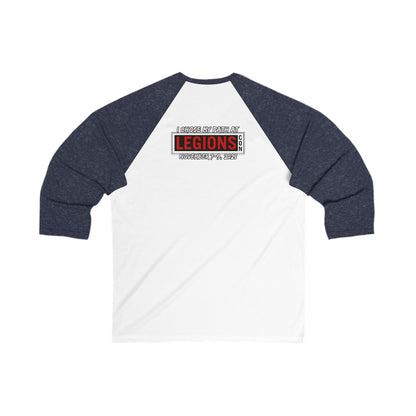 LegionsCon Churel | Mythic Legions | 3\4 Sleeve Baseball T-Shirt