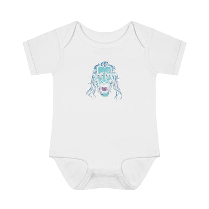 Jacob Marley | Blue/White | Figura Obscura | Baby Bodysuit