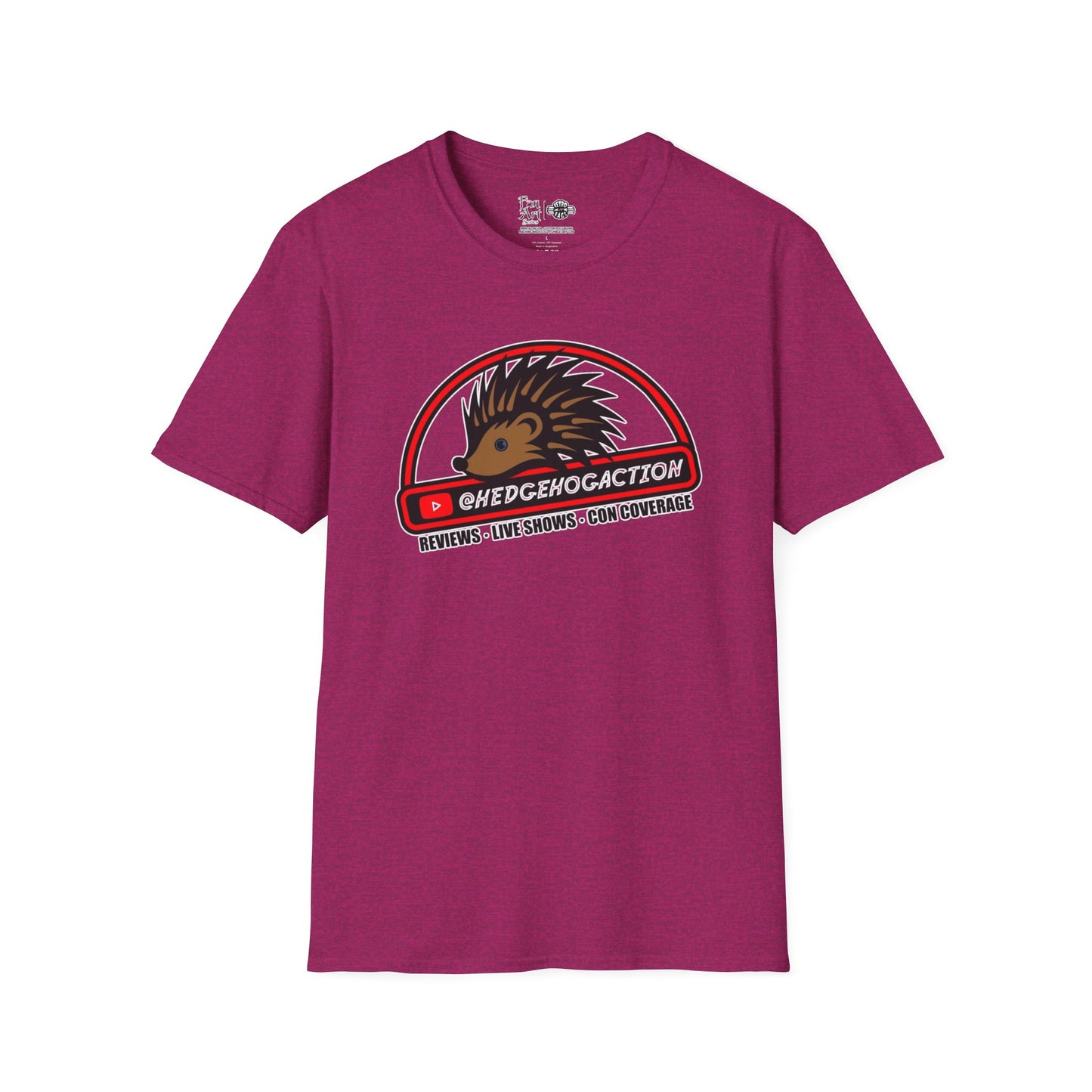 Hedgehog Action Logo | Mythic Legions | Fan Art | Soft T-Shirt