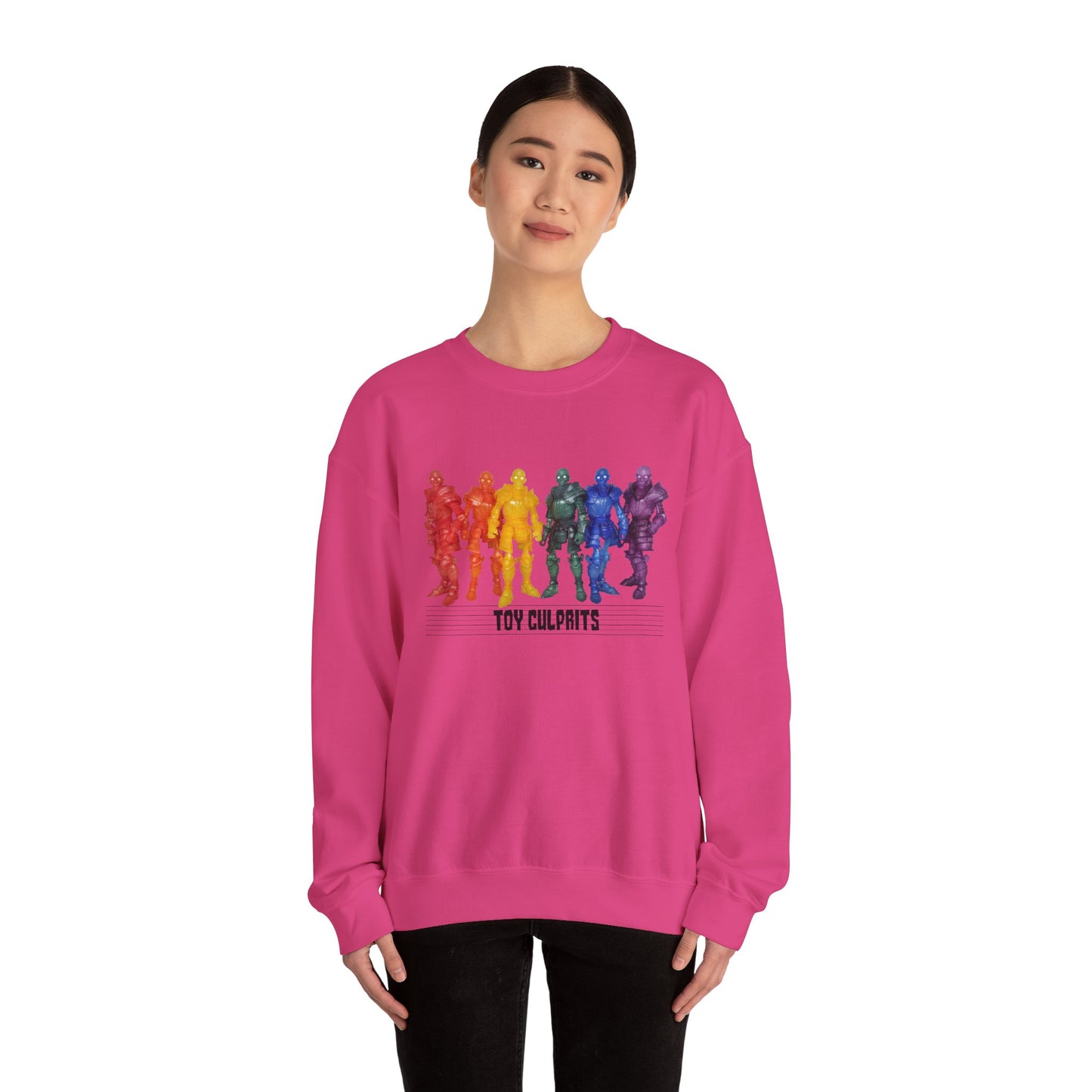 Rainbow Ghosts w/ Toy Culprits Black Logo | Mythic Legions | Fan Art | Sweatshirt