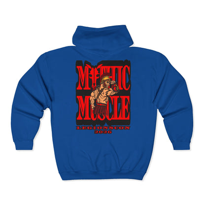 Mythic Muscle LC 2026 | Mythic Legions | Fan Art | Full Zip Hoodie