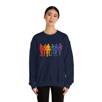 Rainbow Ghosts w/ Toy Culprits Black Logo | Mythic Legions | Fan Art | Sweatshirt