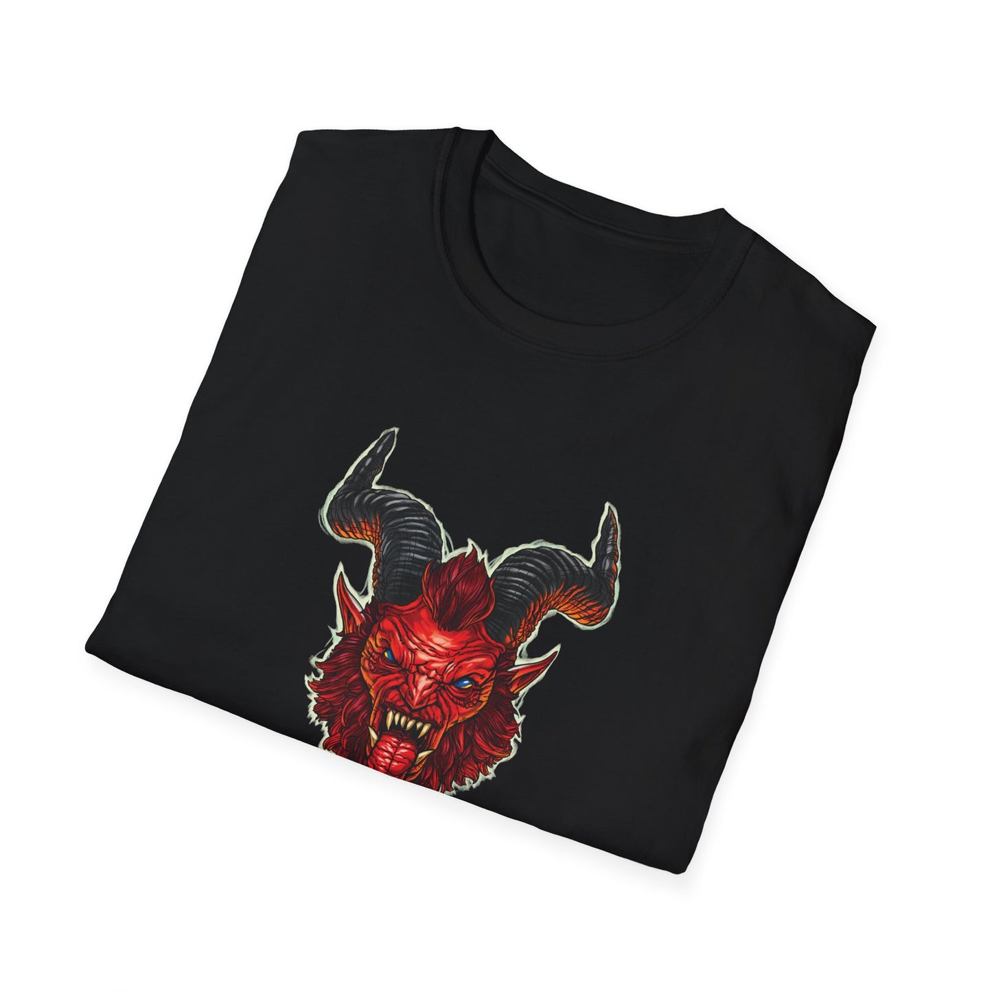 Krampus v2 Red | Figura Obscura | Soft T-Shirt