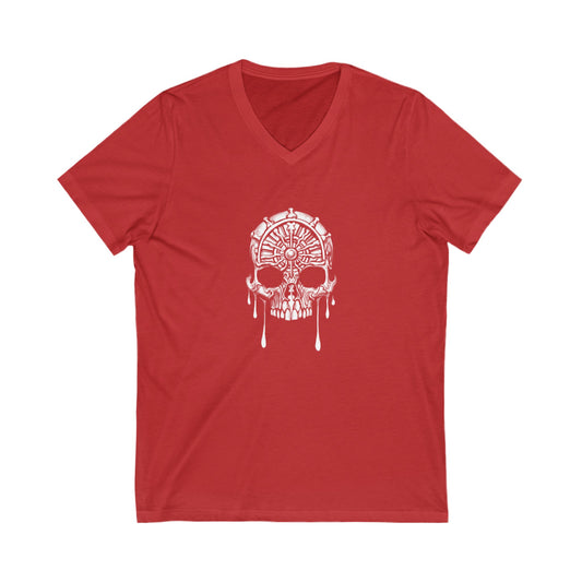 Masque of the Red Death, The | White | Figura Obscura | V-Neck T-Shirt