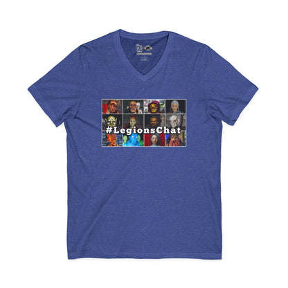 LegionsChat | Mythic Legions | Fan Art | V-Neck T-Shirt