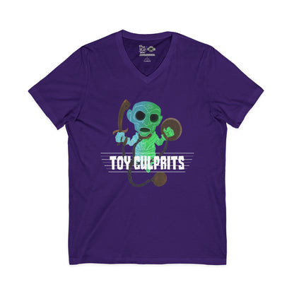 Toy Culprits Blue & Green Ghost | Mythic Legions | Fan Art | V-Neck T-Shirt