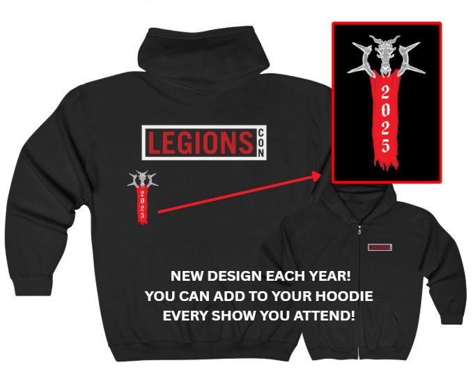 LegionsCon Commemorative Full Zip Hoodie | Mythic Legions