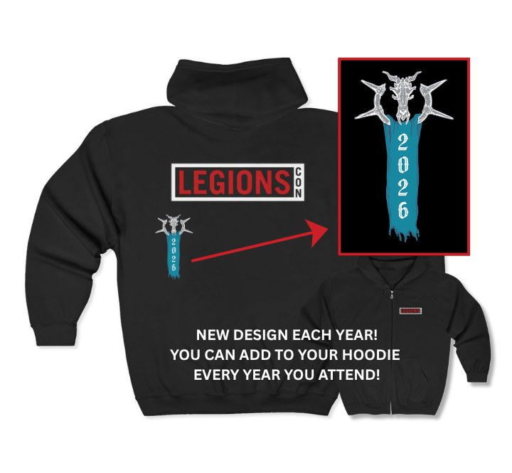 LegionsCon Commemorative Full Zip Hoodie | Mythic Legions